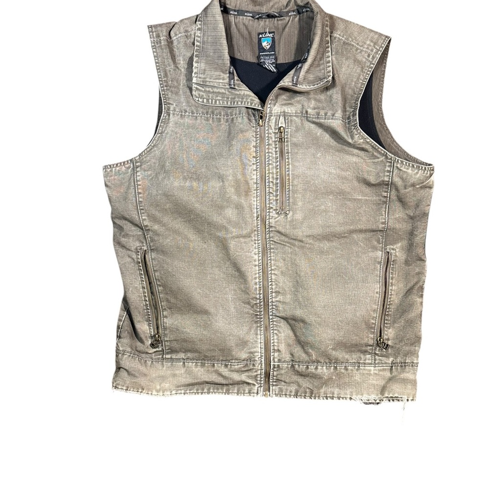 Kuhl men’s burr vest vintage patina dye sz xl